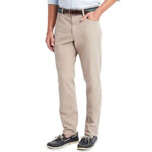 Vineyard Vines Mens Martha's Vineyard 5-Pocket Slim Pant Sz. 35x30 Beige AN NWT